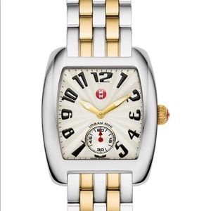 Michele watch mini urban two tone